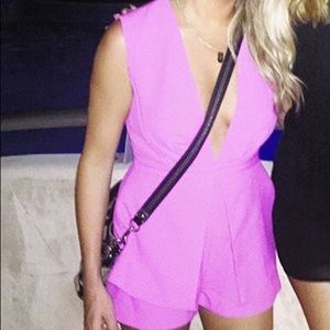 Fuschia romper